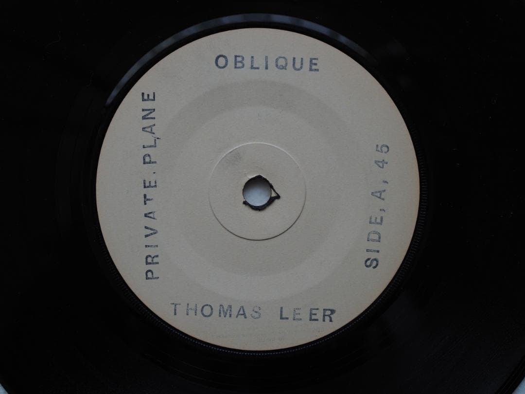 Thomas Leer　New Wave　7インチレコード　UK　英国