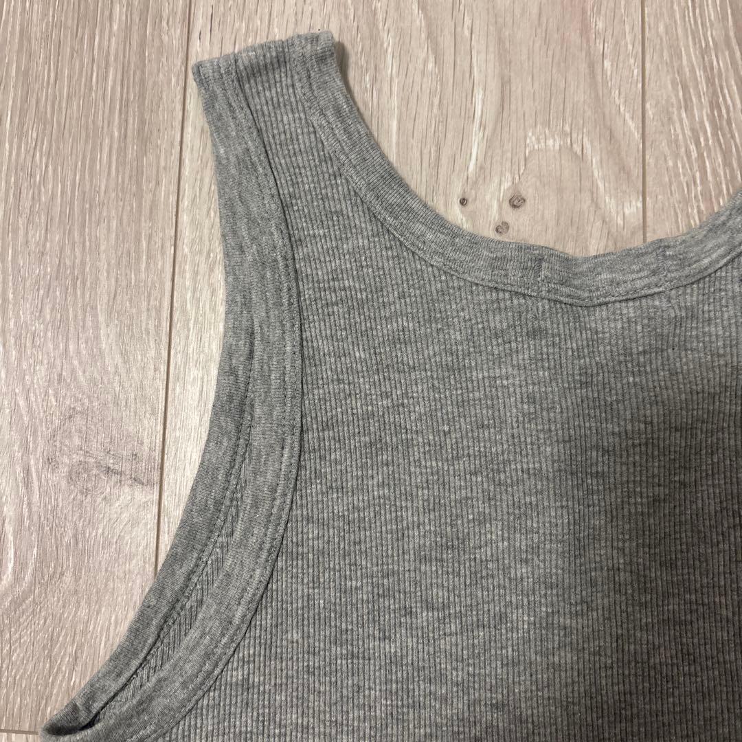 HELMUT LANG ヘルムートラング タンクトップ グレー M 日本製
