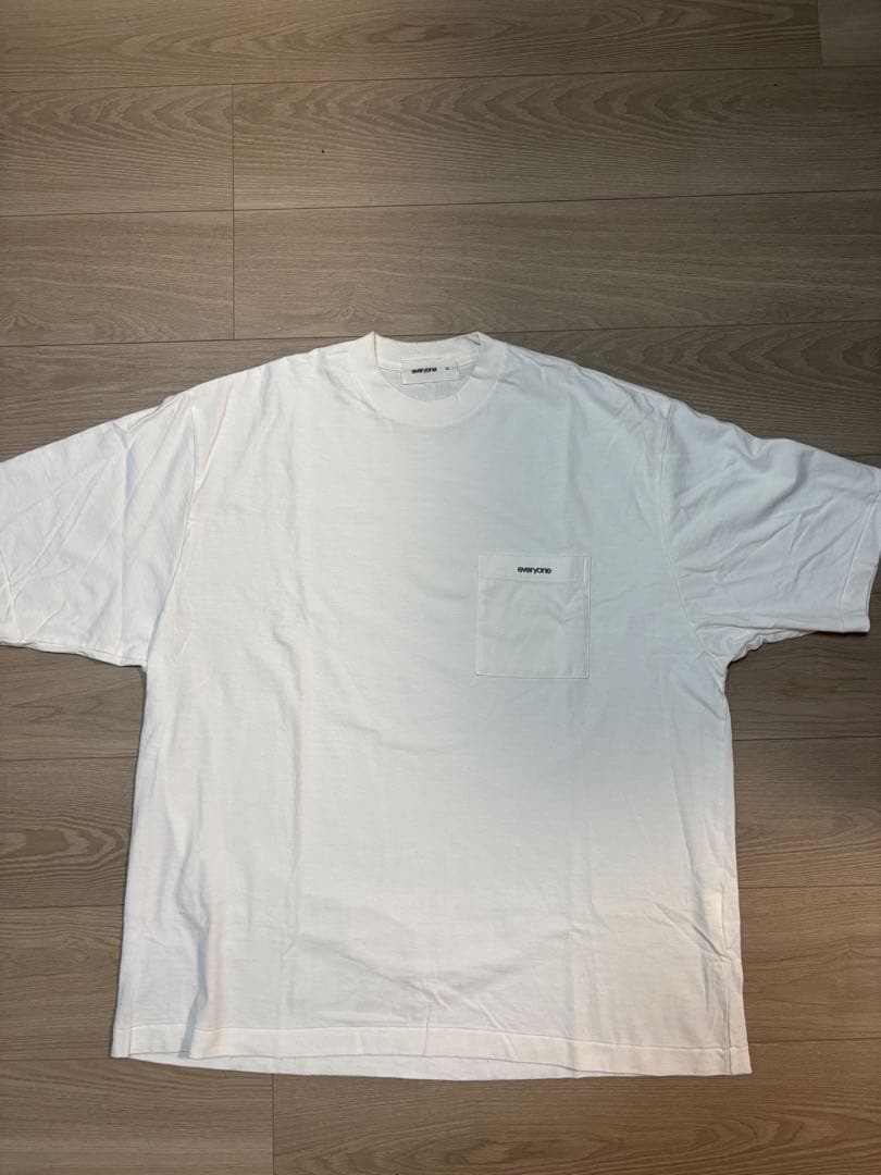 everyone ホワイト Tシャツ XL ポケット付き