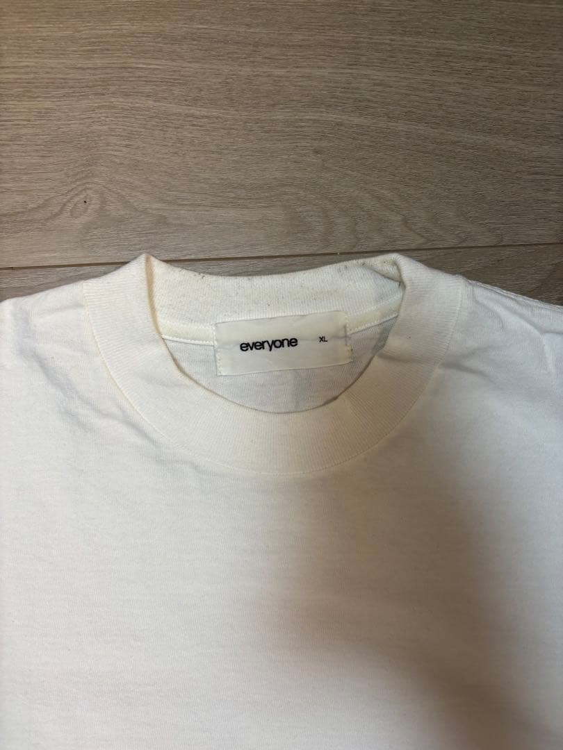 everyone ホワイト Tシャツ XL ポケット付き