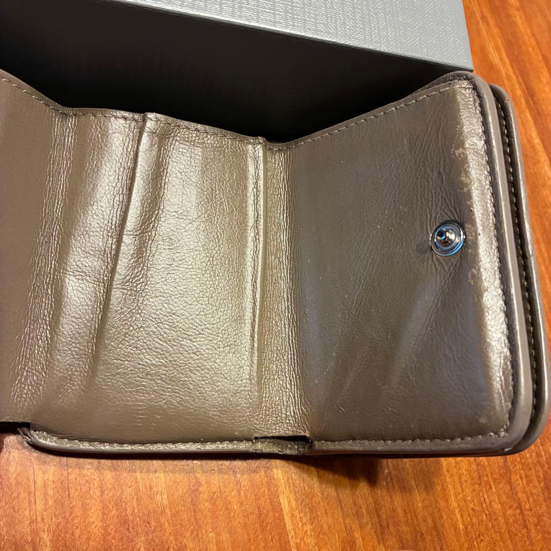 BALENCIAGA 三つ折り財布　ブラウン