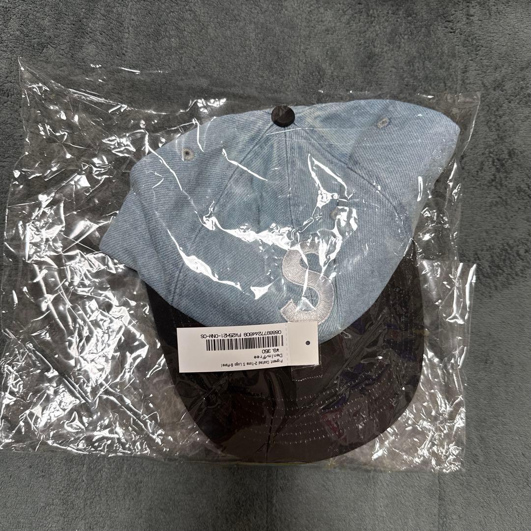 帽子 Pigment Coated 2-Tone S Logo 6-Panel