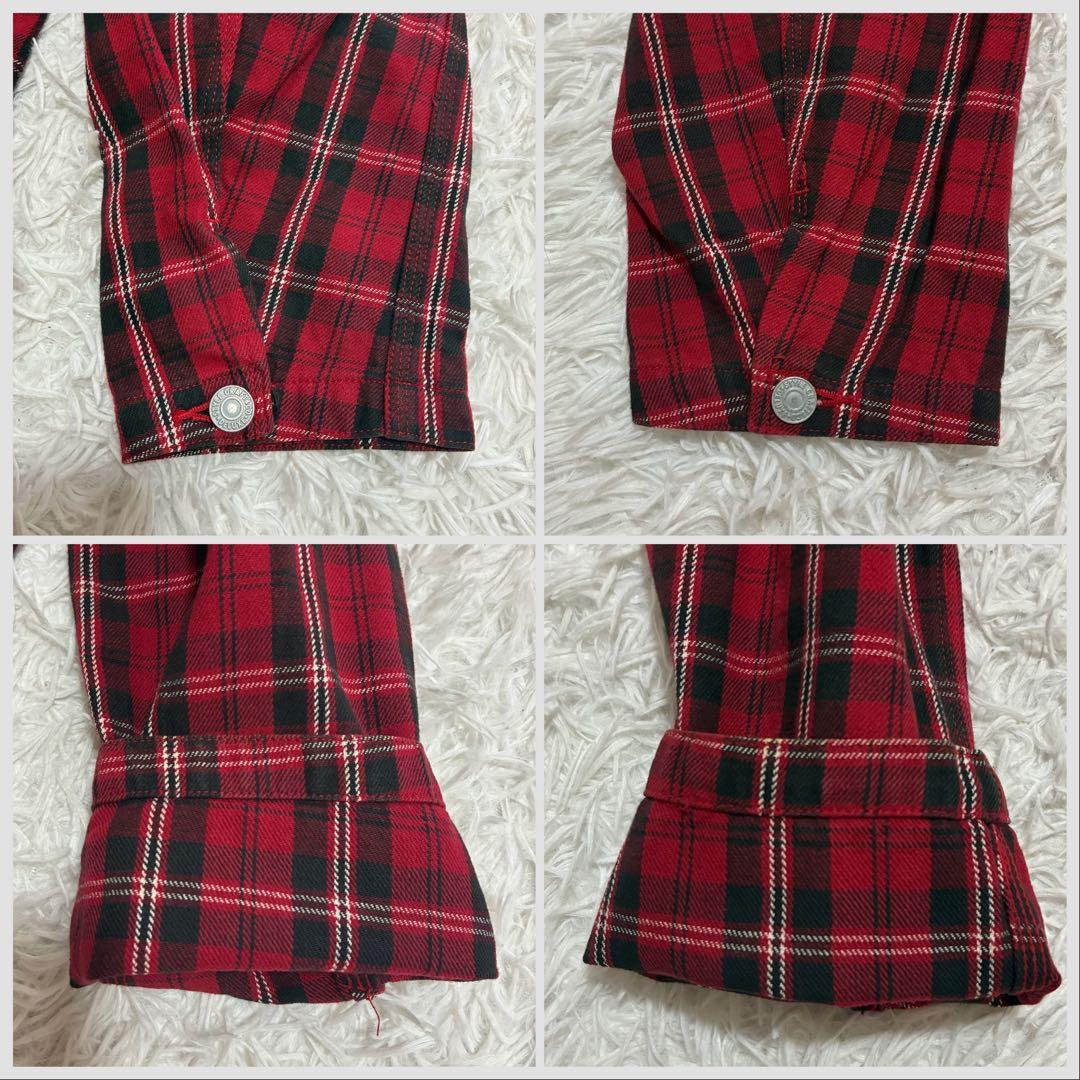 【EVISU】エヴィス カバーオール ジャケット チェック柄 38
