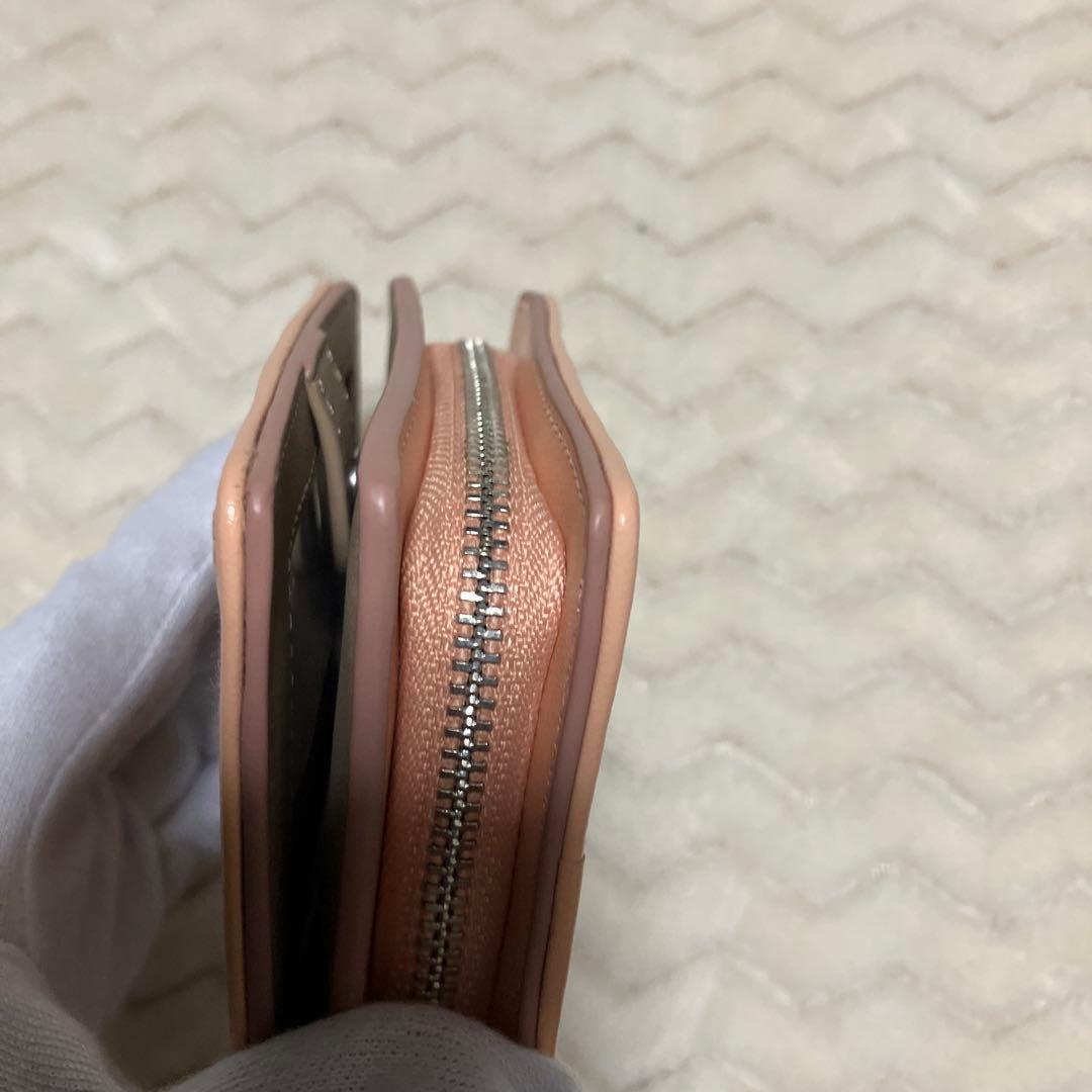 (美品) COACH コーチ　折り財布　二つ折り財布　CT980 ピンク