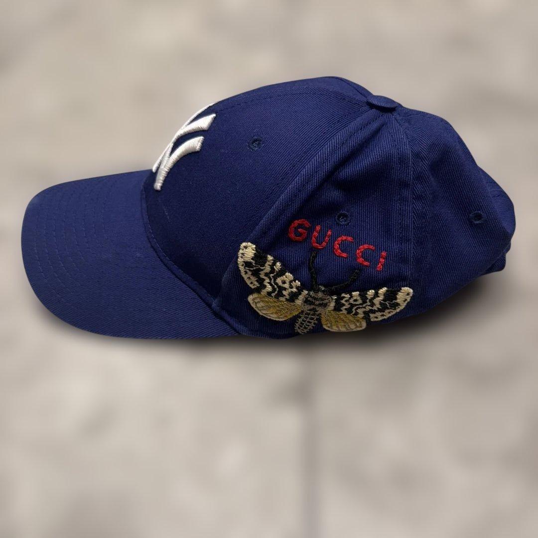 GUCCI ニューヨーク・ヤンキース NY ベースボールキャップ