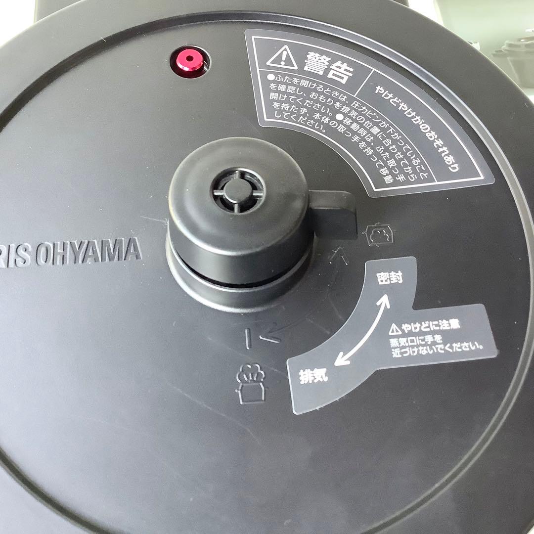 【未使用・美品】アイリスオーヤマ 電気圧力鍋 PMPC-MA2-B 付属品完備