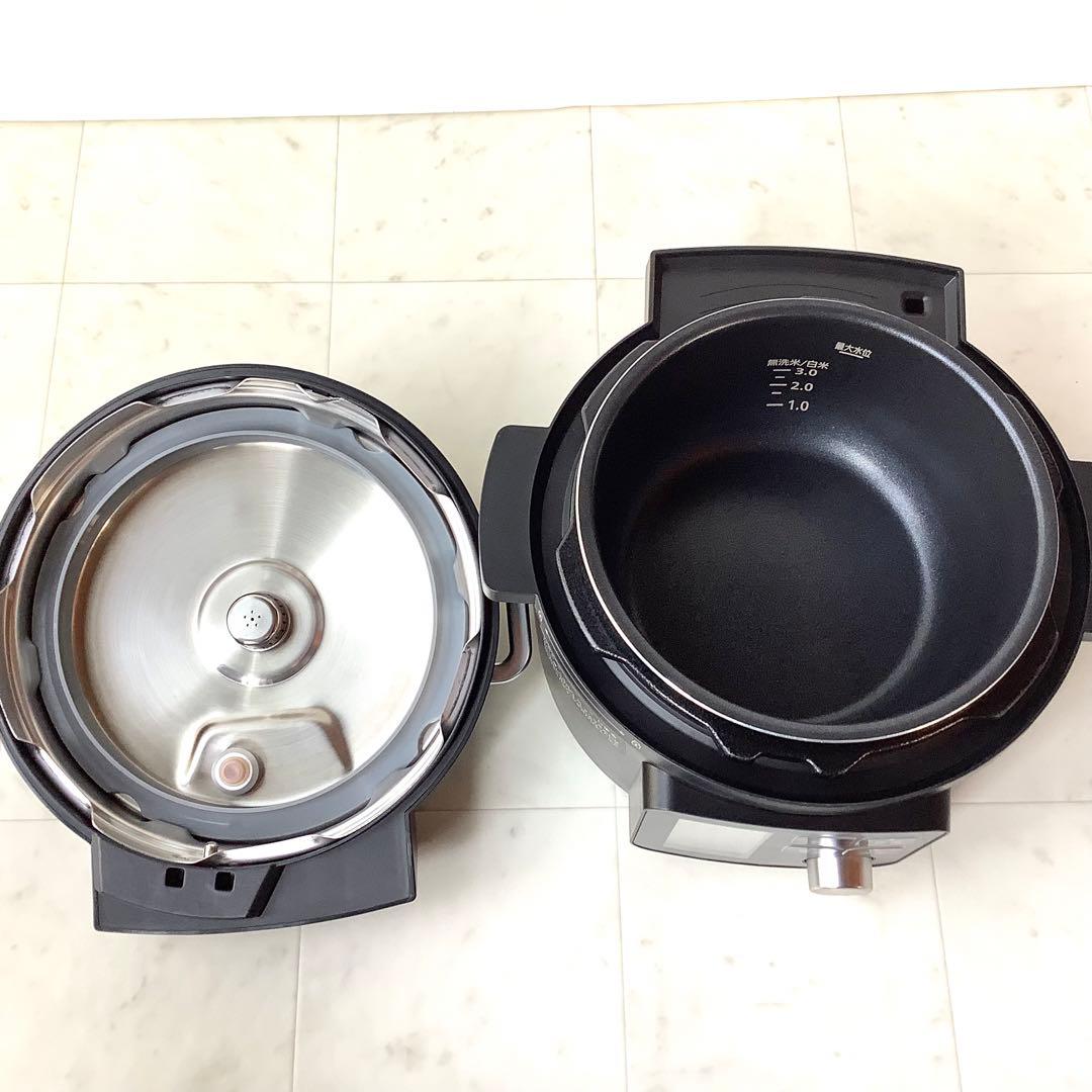 【未使用・美品】アイリスオーヤマ 電気圧力鍋 PMPC-MA2-B 付属品完備