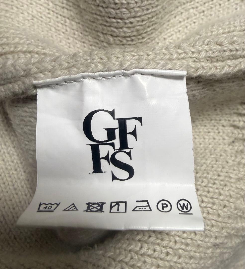 ゴルフフリークス　freaks logo knit hoodie