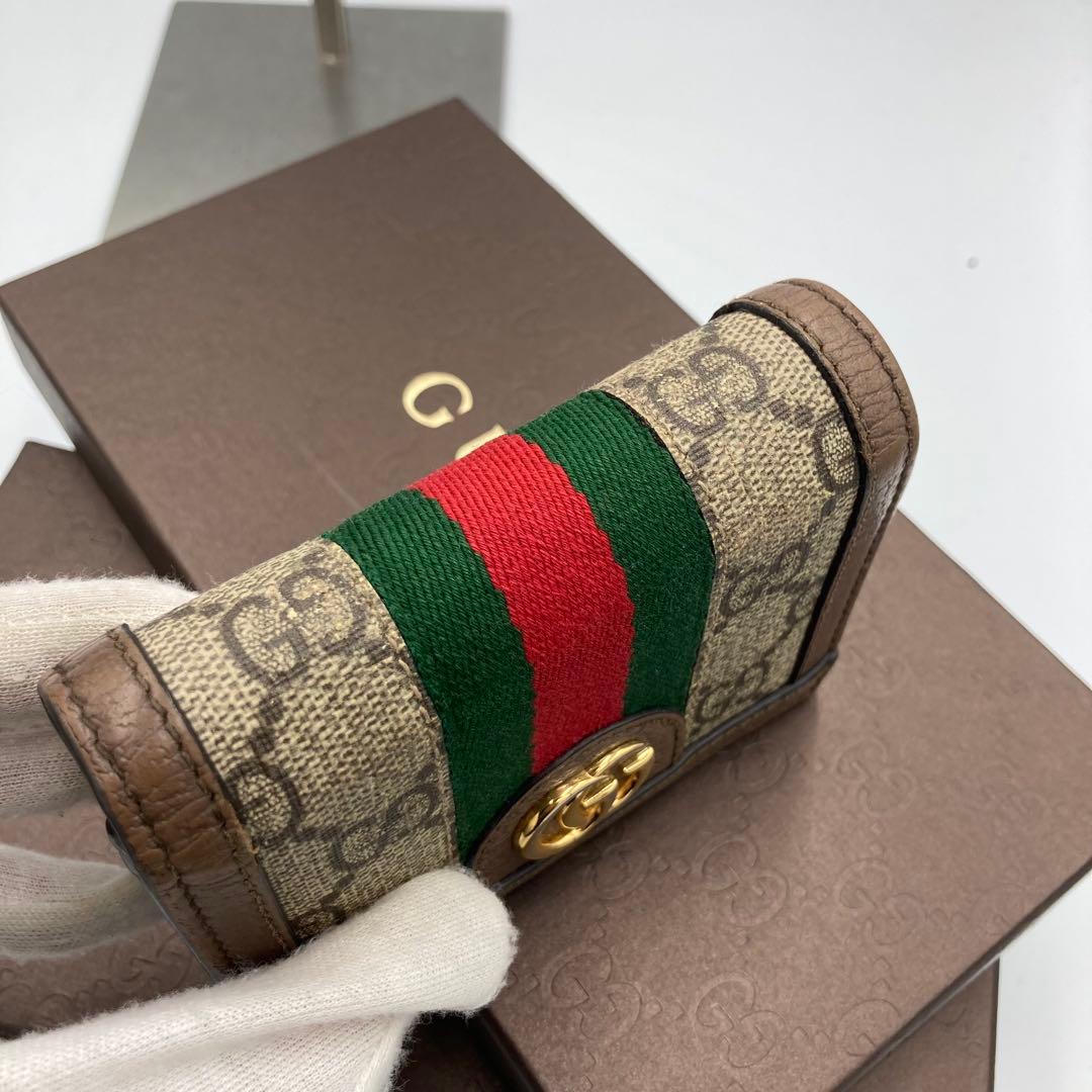 美品　GUCCI グッチ　折り財布　コンパクト　12