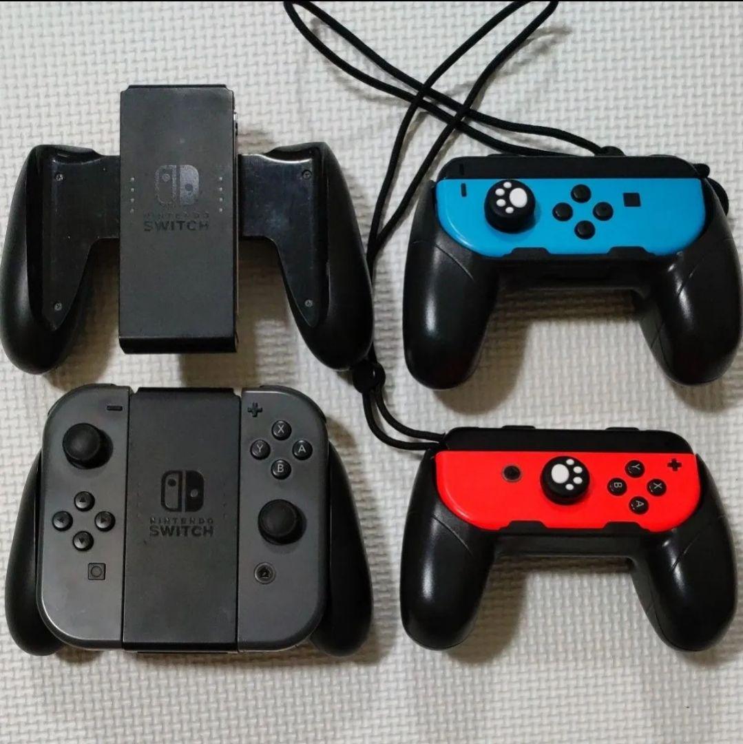Nintendo Switch 本体 グレー、その他追加購入品セット