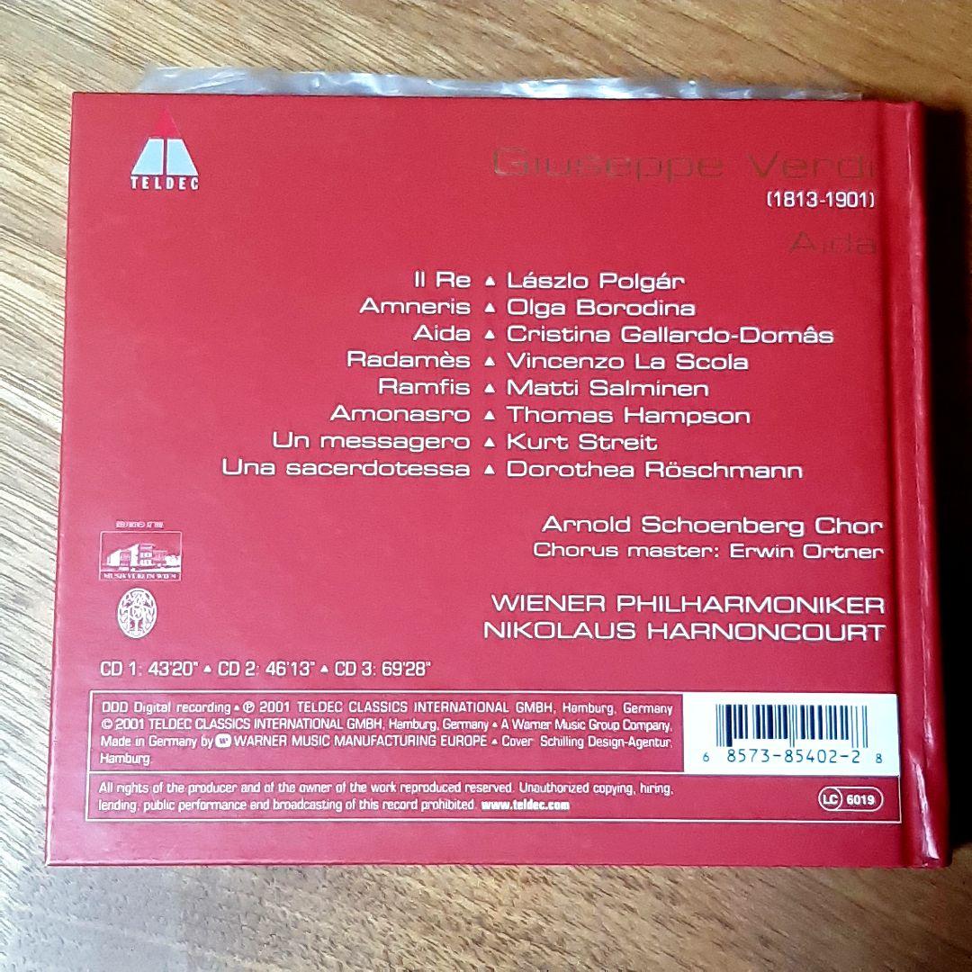Verdi Aida CD 2枚組 ウィーン・フィルハーモニー