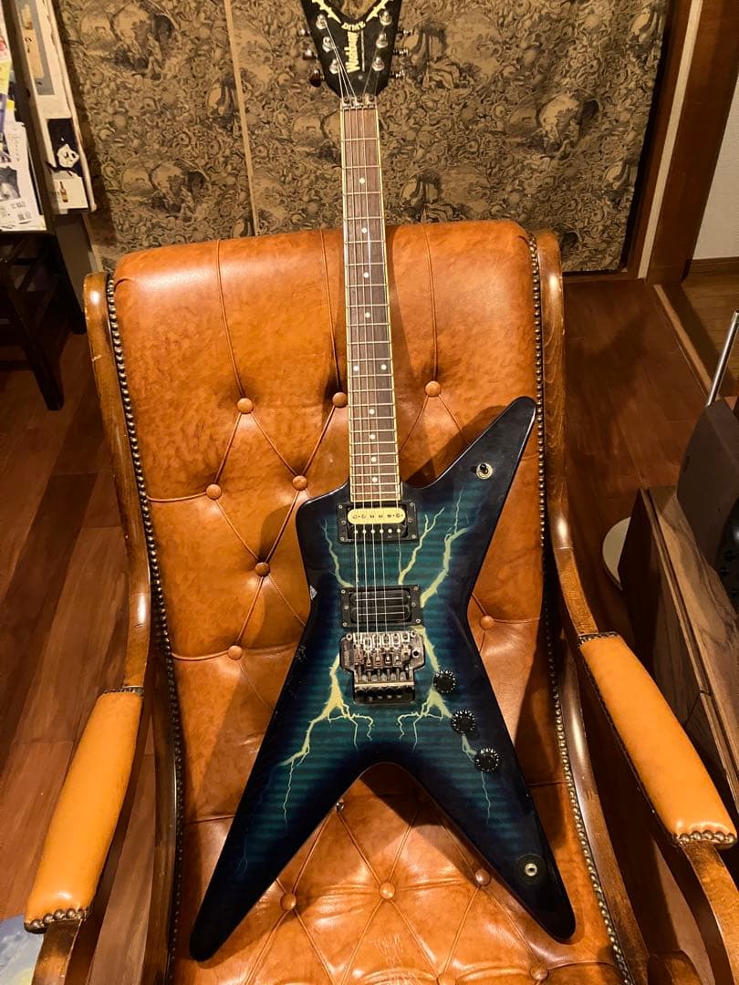 Washburn Dime エレキギター 雷模様 ジャンク