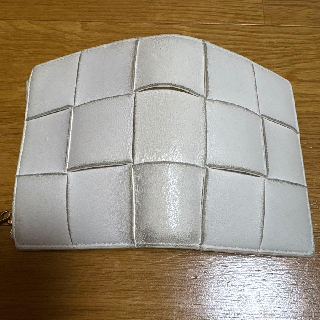 BOTTEGA VENETA ホワイト 白 二つ折り財布