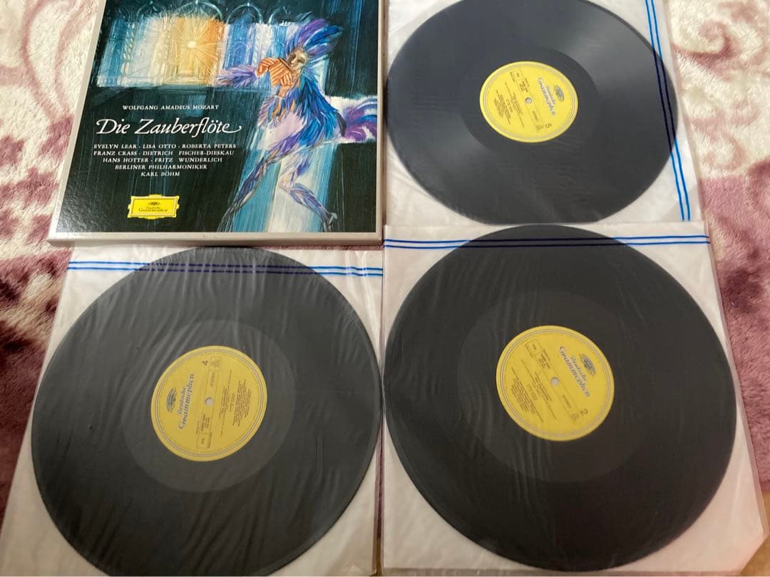 バッハ、モーツァルト　レコード3セット