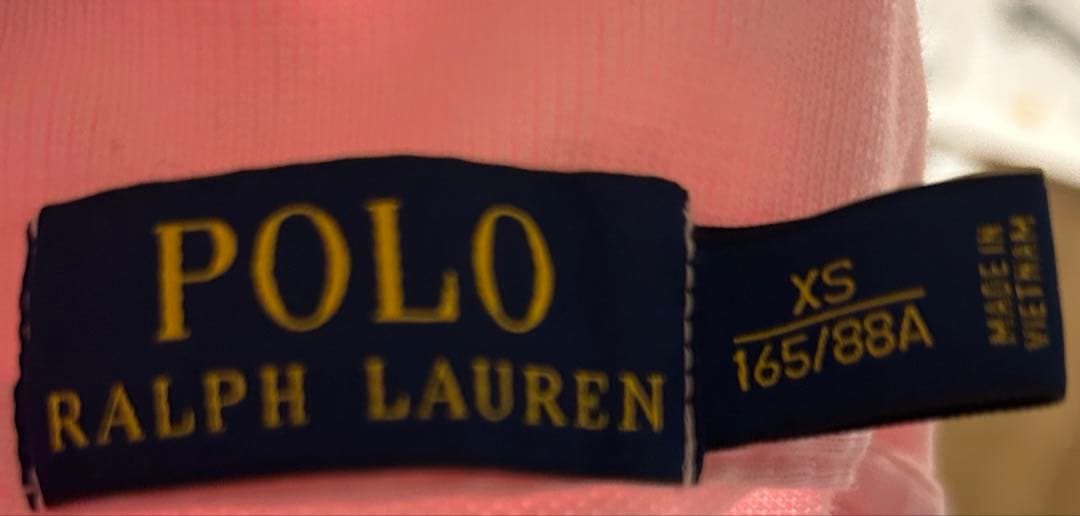 polo ralph lauren ピンク　ポロシャツ　半袖シャツ　ビッグポニー