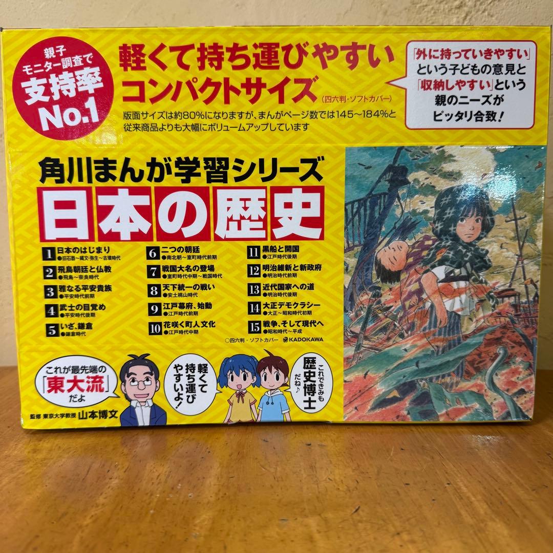 日本の歴史 全15巻 角川まんが学習シリーズ
