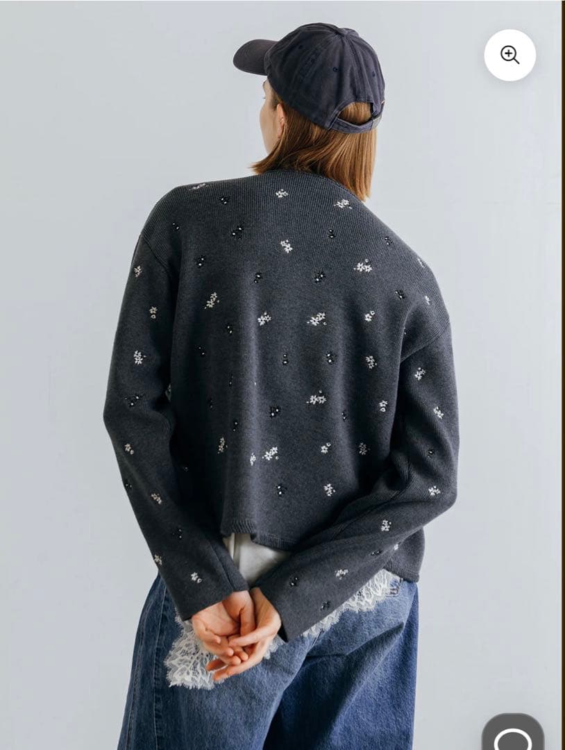 トップス CREDONA FLOWER EMBROIDERY CD