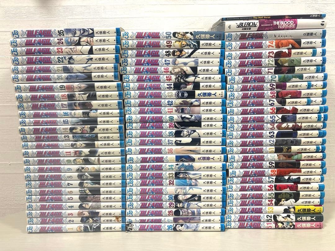 【全巻セット】BLEACH 1〜74巻 ＋3冊