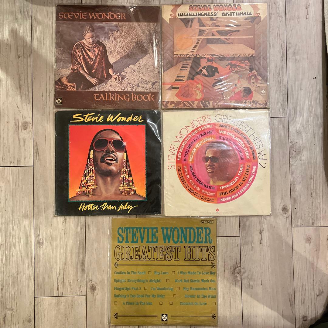 Stevie Wonder レコード5枚セット まとめ売り