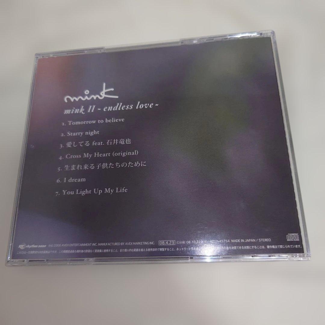 mink　CD アルバム minkⅡ endless love　【サイン付】