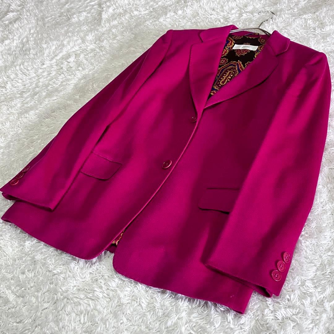 美品 HERNO ヘルノ カシミヤ 100% テーラードジャケット イタリア製