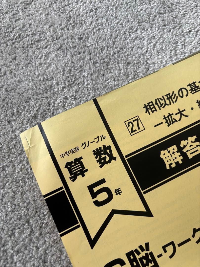 Gnoble グノーブル　G脳ワークアウト 算数 5年　全30冊