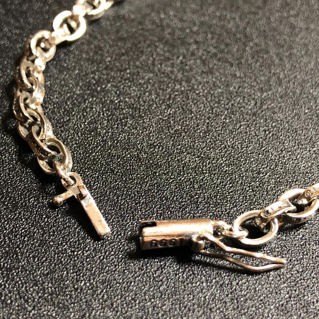 シルバー925 silver ペーパーチェーン ネックレス メンズ 55cm