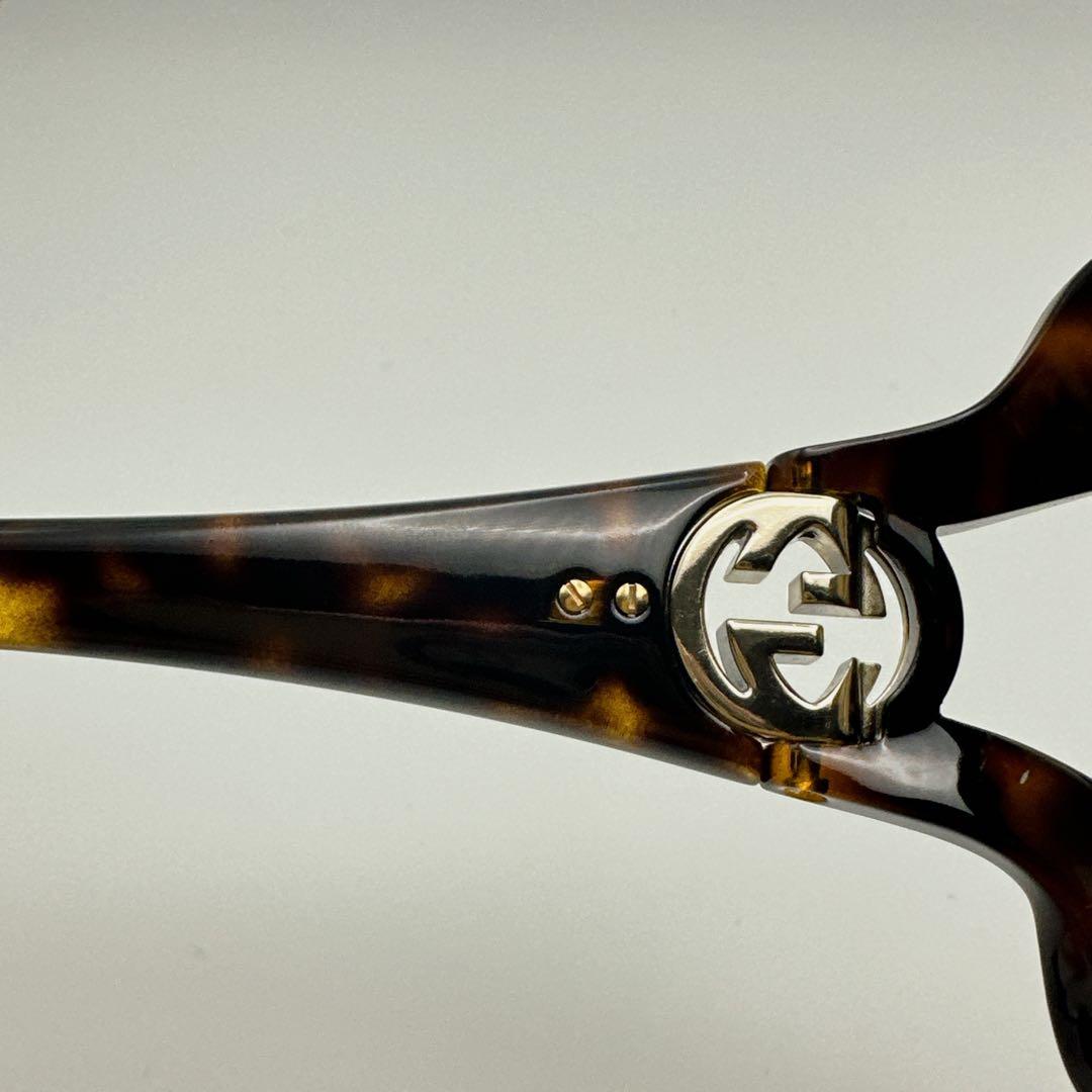 GUCCI グッチ インターロッキングGロゴ べっ甲柄グラデーション スクエア