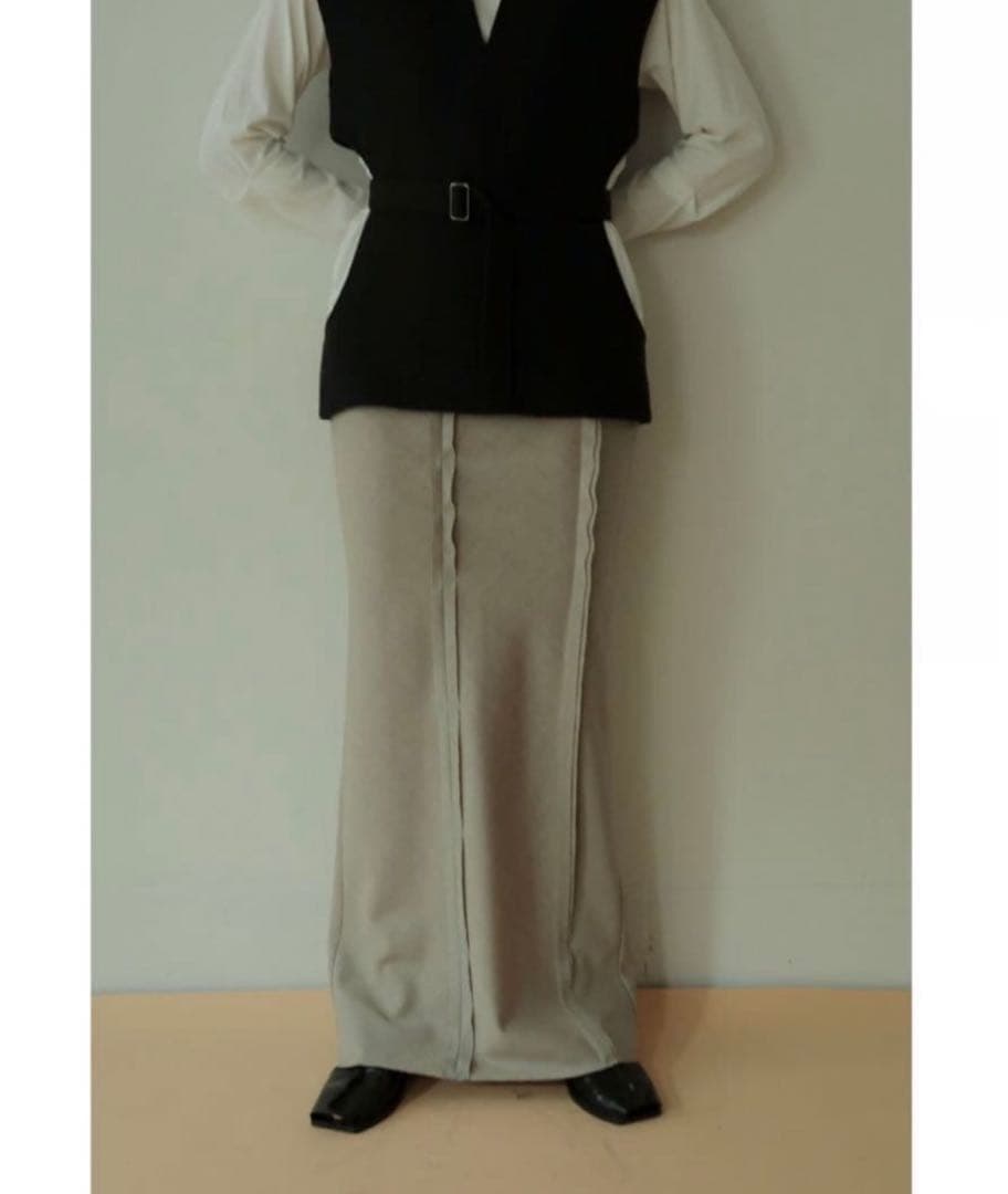 【little suzie]】Wool Twill Long Skirt