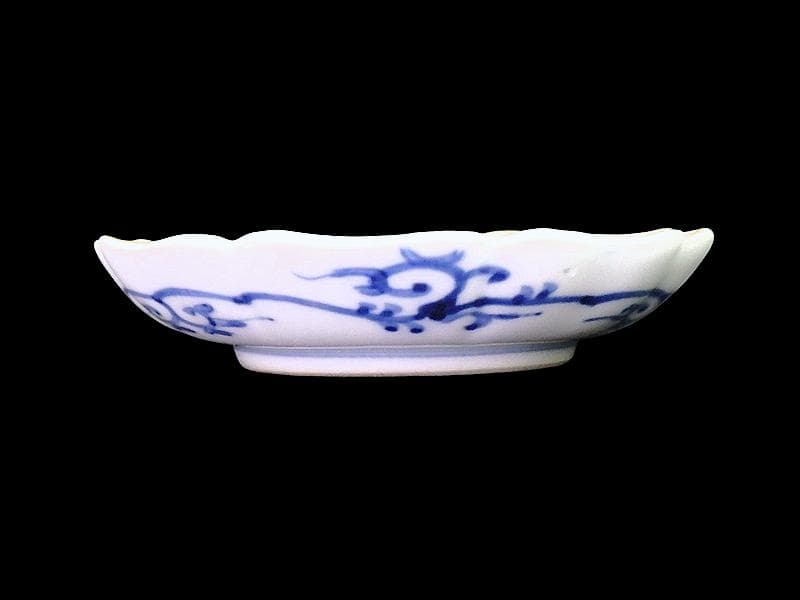 大聖寺伊万里　金襴手　菊に牡丹の図　４寸皿　N1110AS-DAn