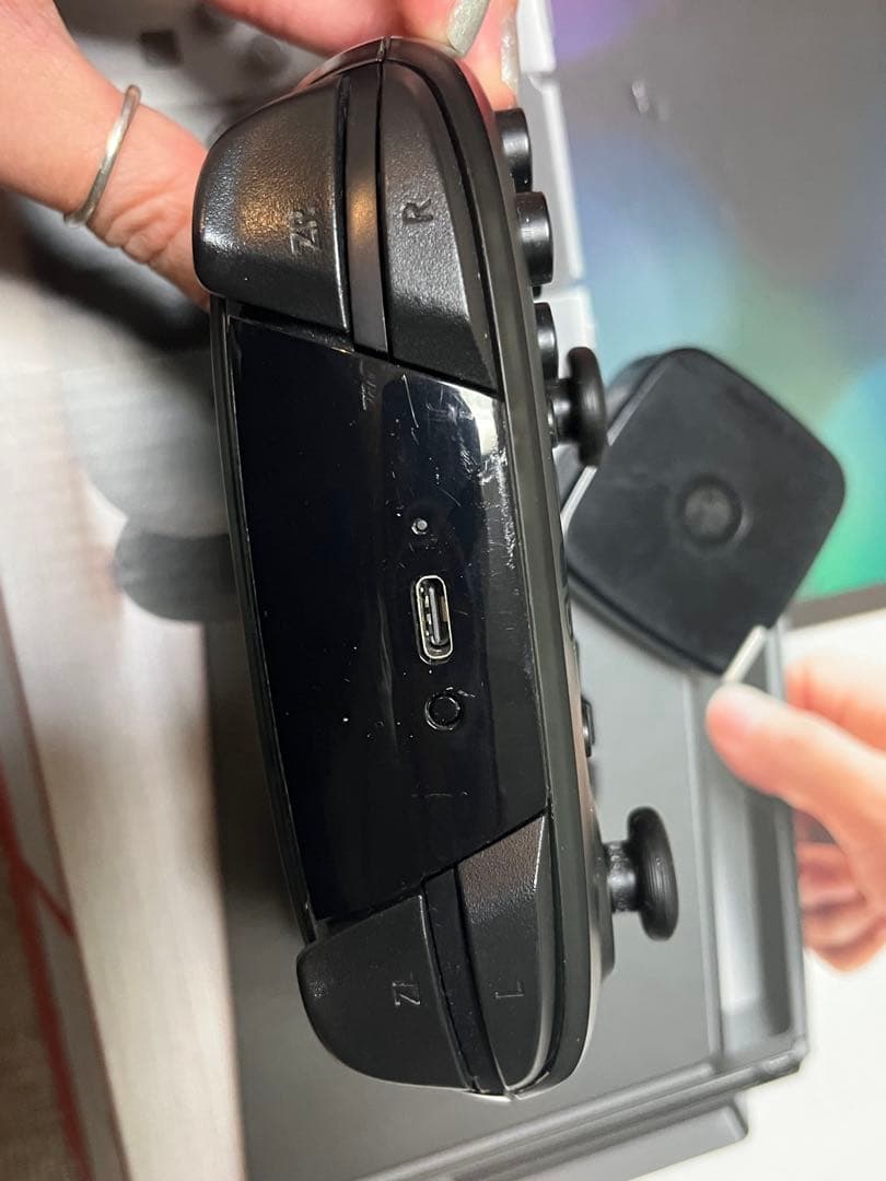 あ*様 【箱有】Nintendo Switch 旧型 本体 グレー プロコン付