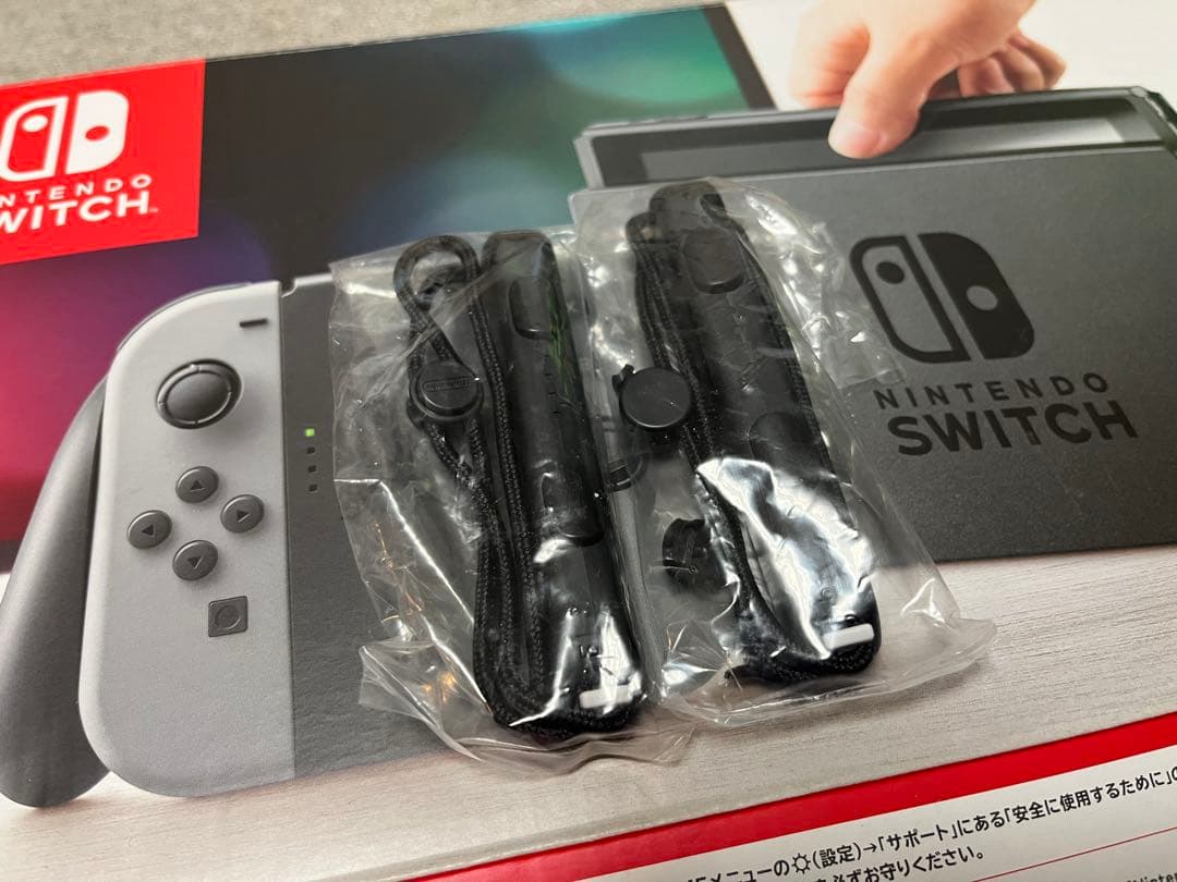 あ*様 【箱有】Nintendo Switch 旧型 本体 グレー プロコン付